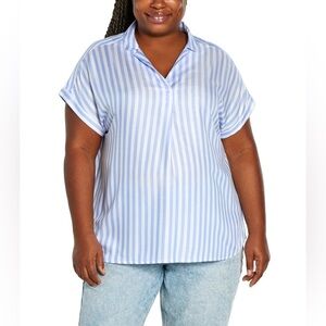 Jane And Delancey Striped Top 1X